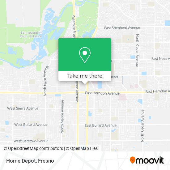 Home Depot map