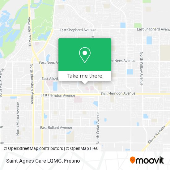 Mapa de Saint Agnes Care LQMG