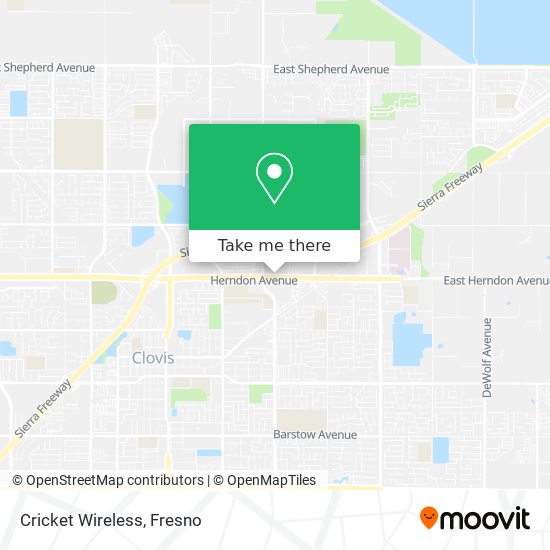 Cricket Wireless map