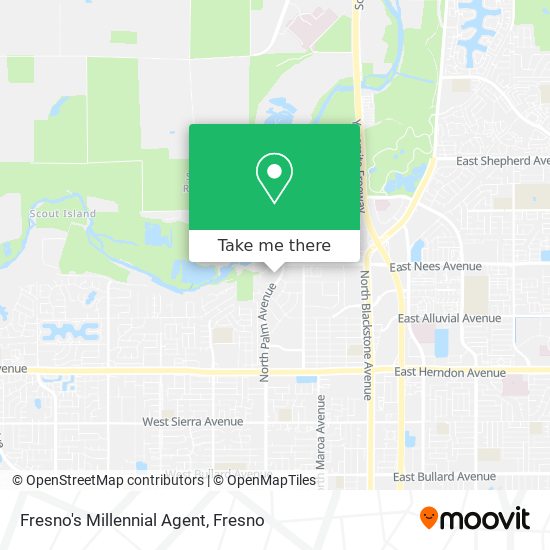 Fresno's Millennial Agent map
