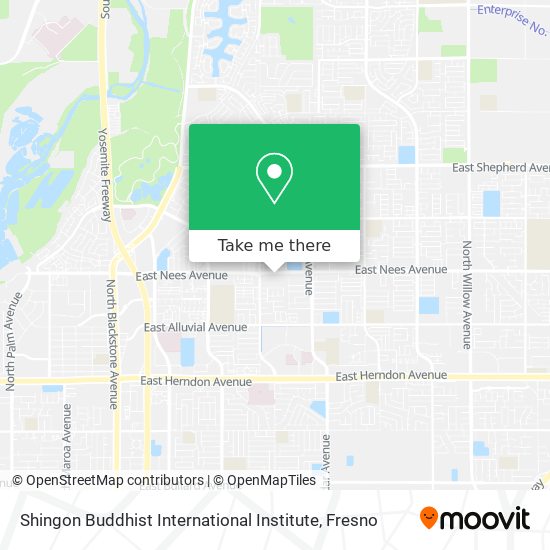 Shingon Buddhist International Institute map