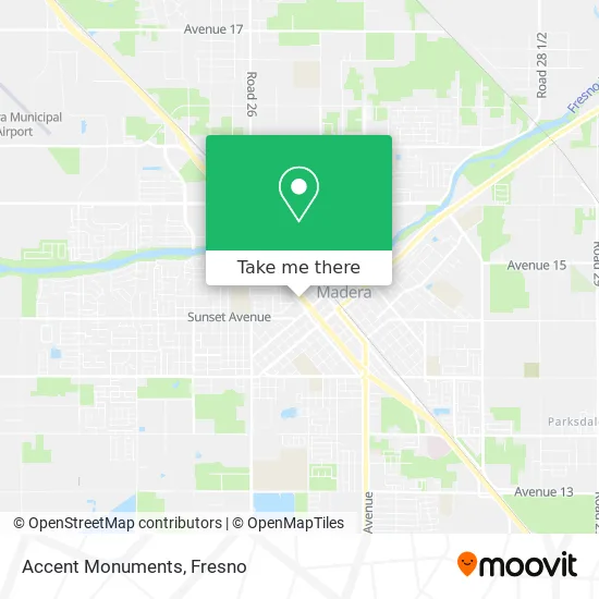 Accent Monuments map