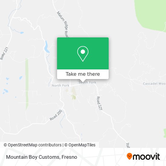 Mountain Boy Customs map