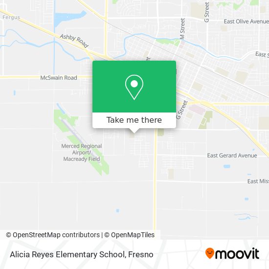 Alicia Reyes Elementary School map