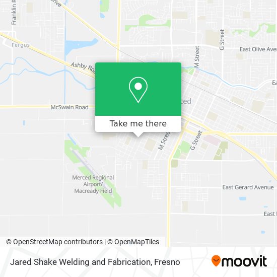 Jared Shake Welding and Fabrication map