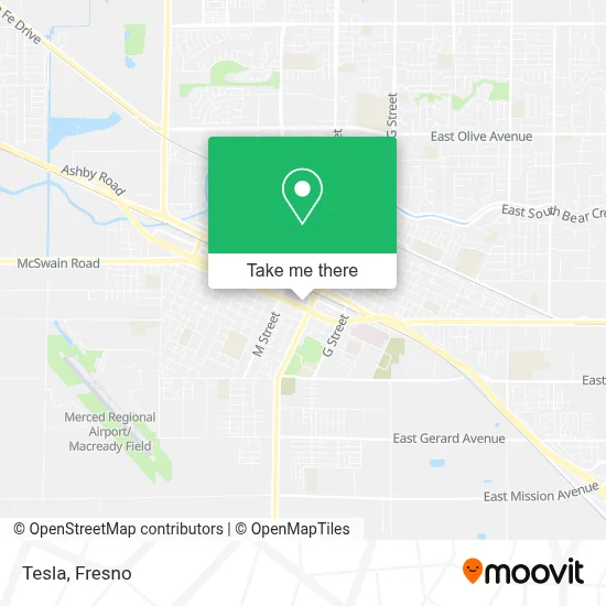 Tesla map