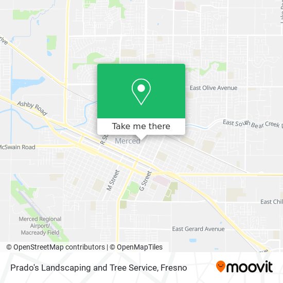 Prado's Landscaping and Tree Service map