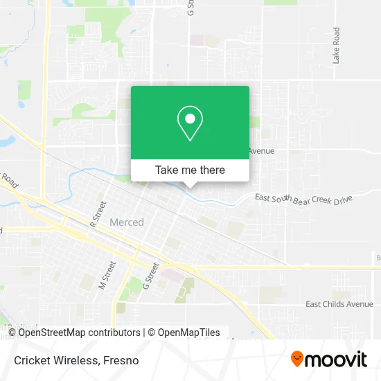 Cricket Wireless map