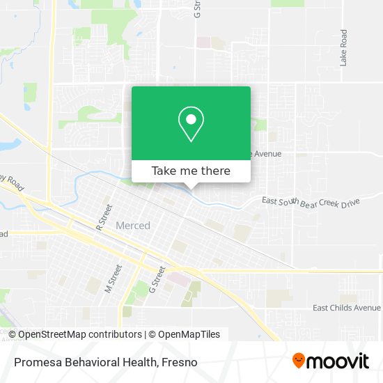 Mapa de Promesa Behavioral Health