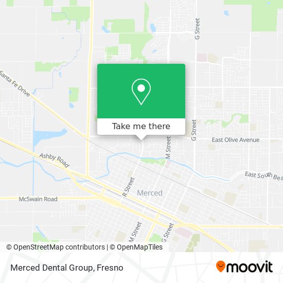 Merced Dental Group map