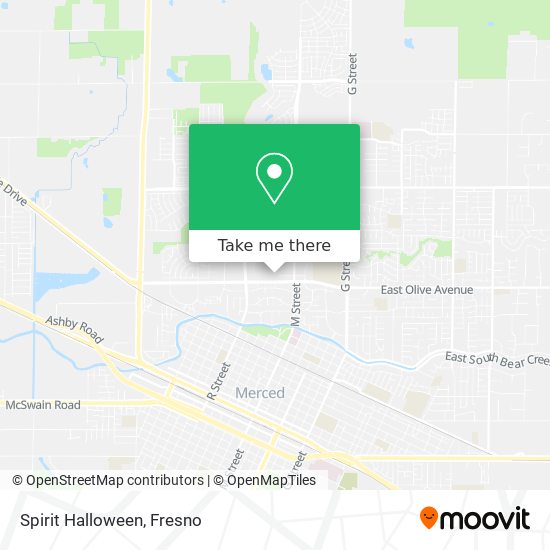 Spirit Halloween map