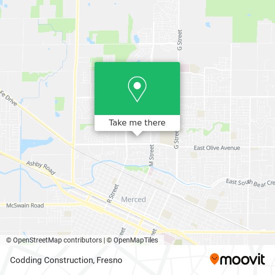 Codding Construction map