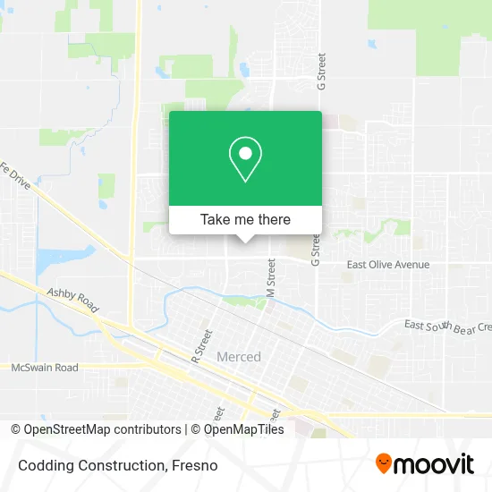 Codding Construction map