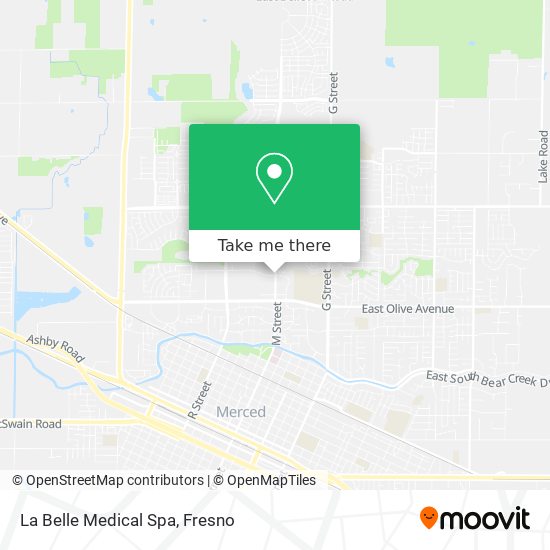 La Belle Medical Spa map