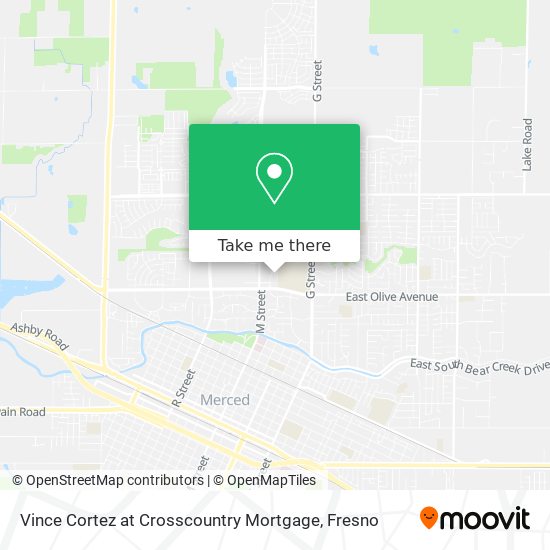 Vince Cortez at Crosscountry Mortgage map