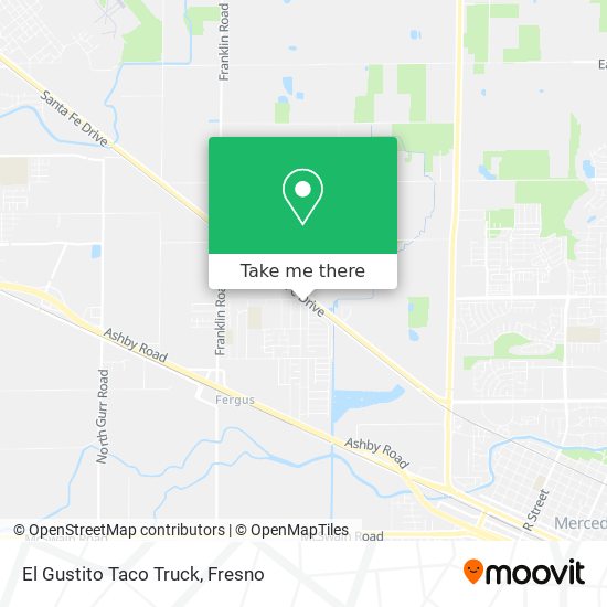El Gustito Taco Truck map
