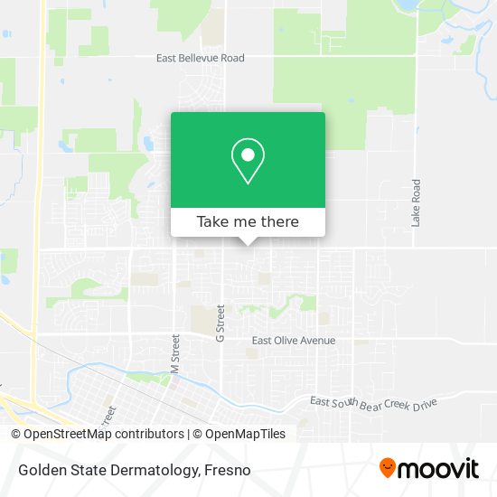 Golden State Dermatology map