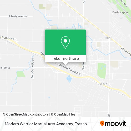 Mapa de Modern Warrior Martial Arts Academy