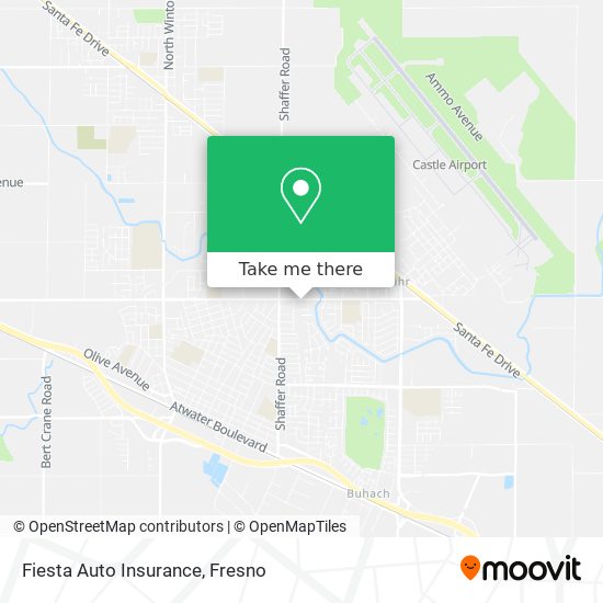 Fiesta Auto Insurance map