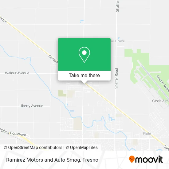 Ramirez Motors and Auto Smog map