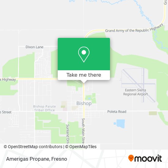 Amerigas Propane map