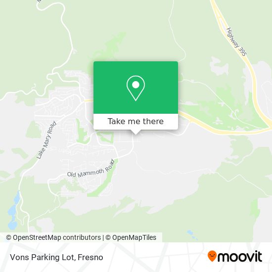 Vons Parking Lot map