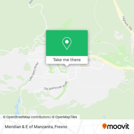 Mapa de Meridian & E of Manzanita