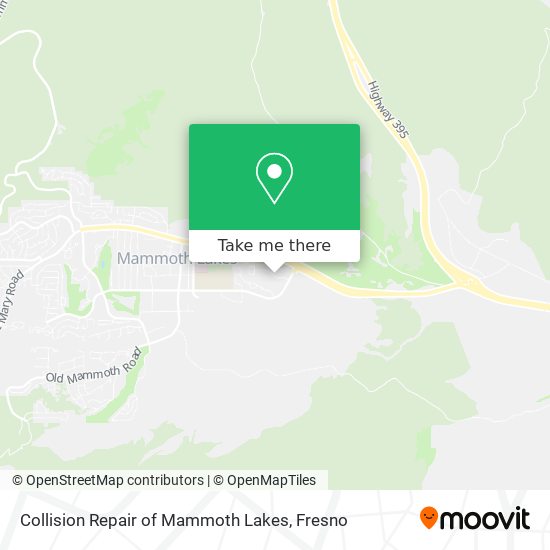 Collision Repair of Mammoth Lakes map