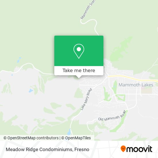 Meadow Ridge Condominiums map