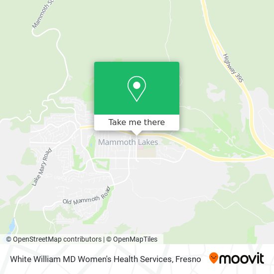 White William MD Women's Health Services map