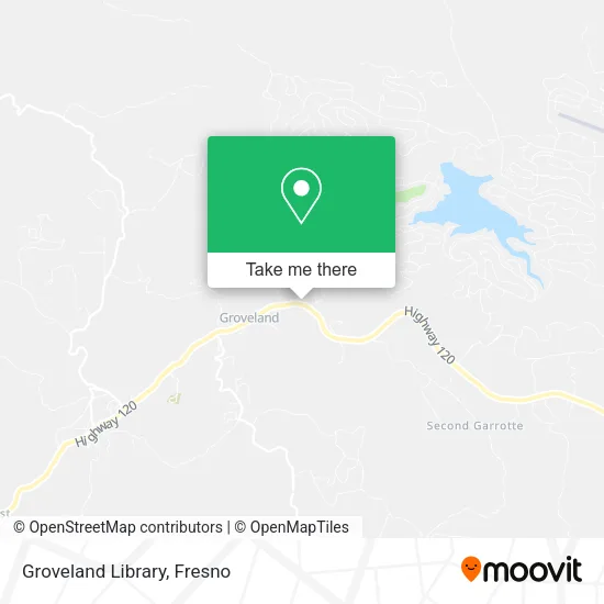 Groveland Library map