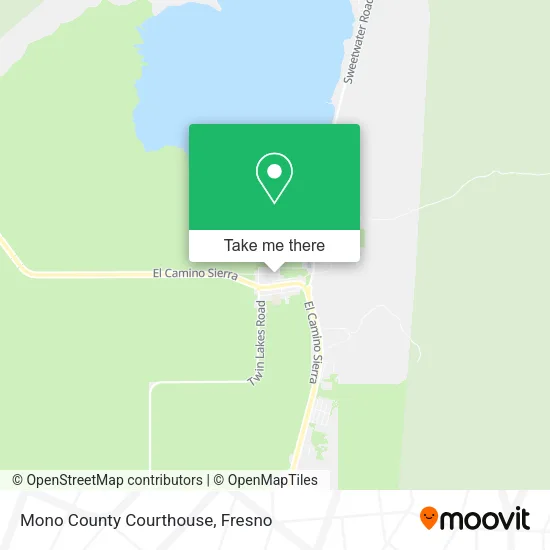 Mono County Courthouse map