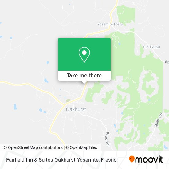 Mapa de Fairfield Inn & Suites Oakhurst Yosemite