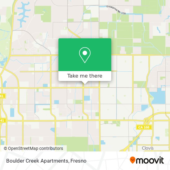 Boulder Creek Apartments map