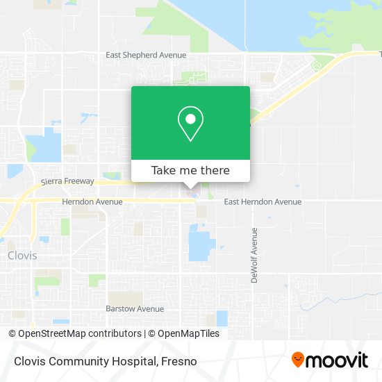 Mapa de Clovis Community Hospital