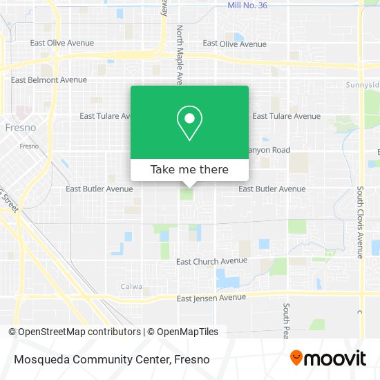 Mosqueda Community Center map