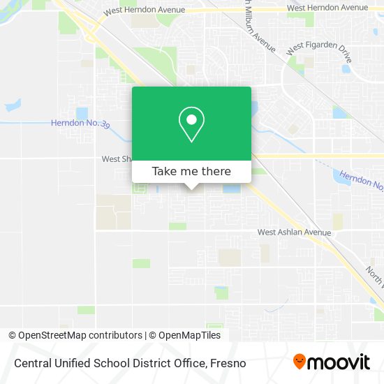 Mapa de Central Unified School District Office
