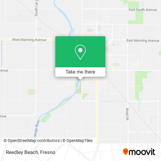 Mapa de Reedley Beach