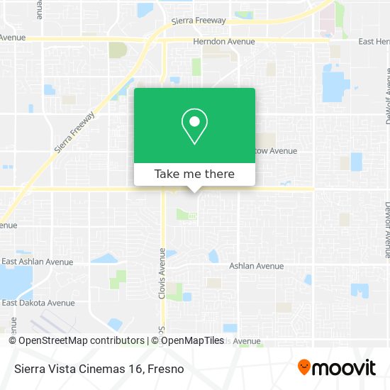 Sierra Vista Cinemas 16 map