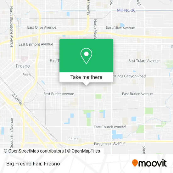 Big Fresno Fair map