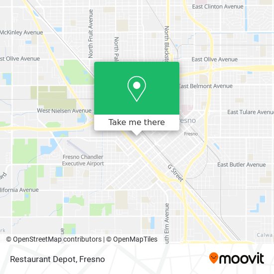 How to get to Restaurant Depot in Fresno by Bus?