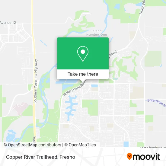 Copper River Trailhead map
