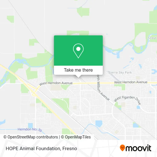 HOPE Animal Foundation map