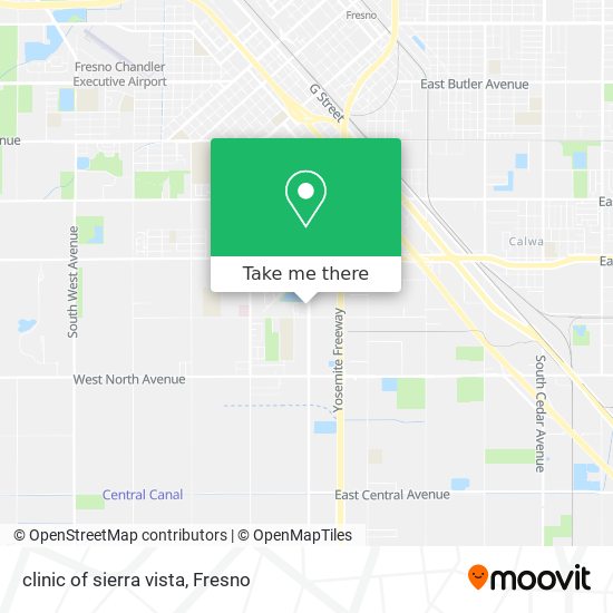 clinic of sierra vista map