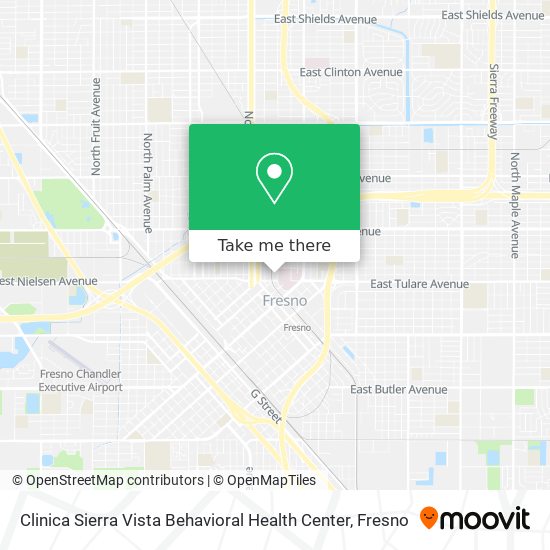 Mapa de Clinica Sierra Vista Behavioral Health Center