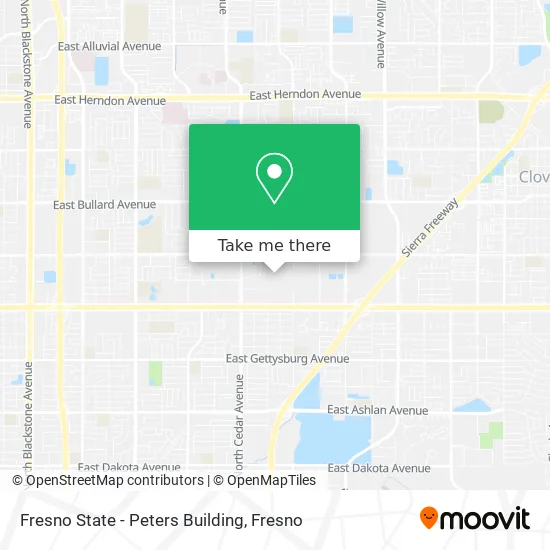 Fresno State - Peters Building map