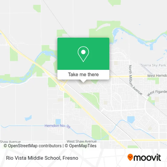 Rio Vista Middle School map