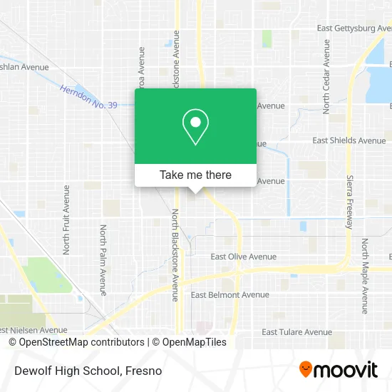 Mapa de Dewolf High School
