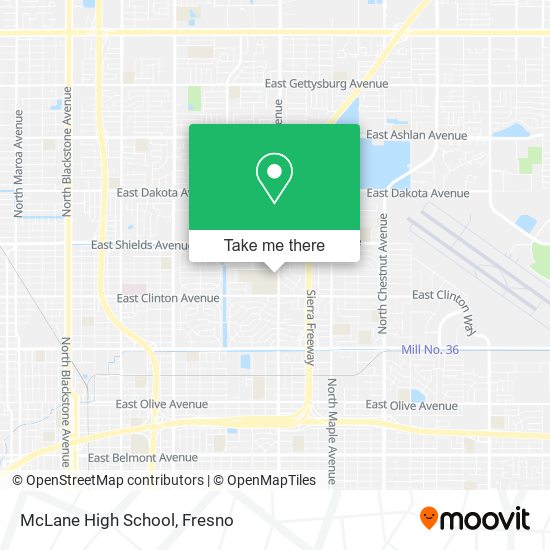 Mapa de McLane High School
