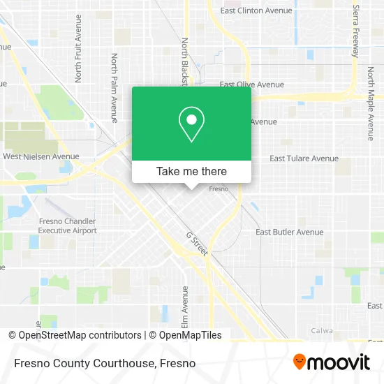 Fresno County Courthouse map
